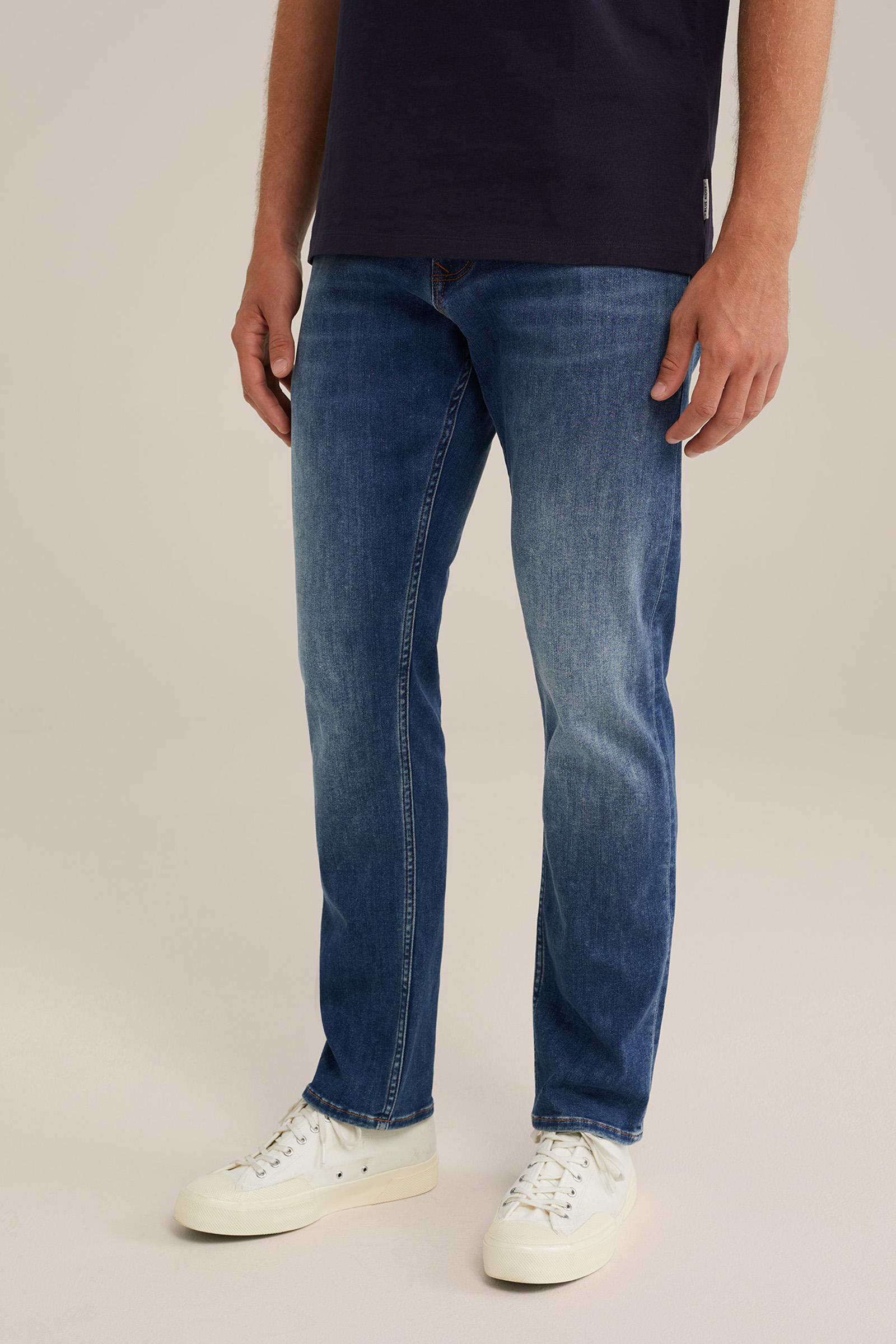 regular fit jeans van jog denim Blue Ridge Donkerblauw