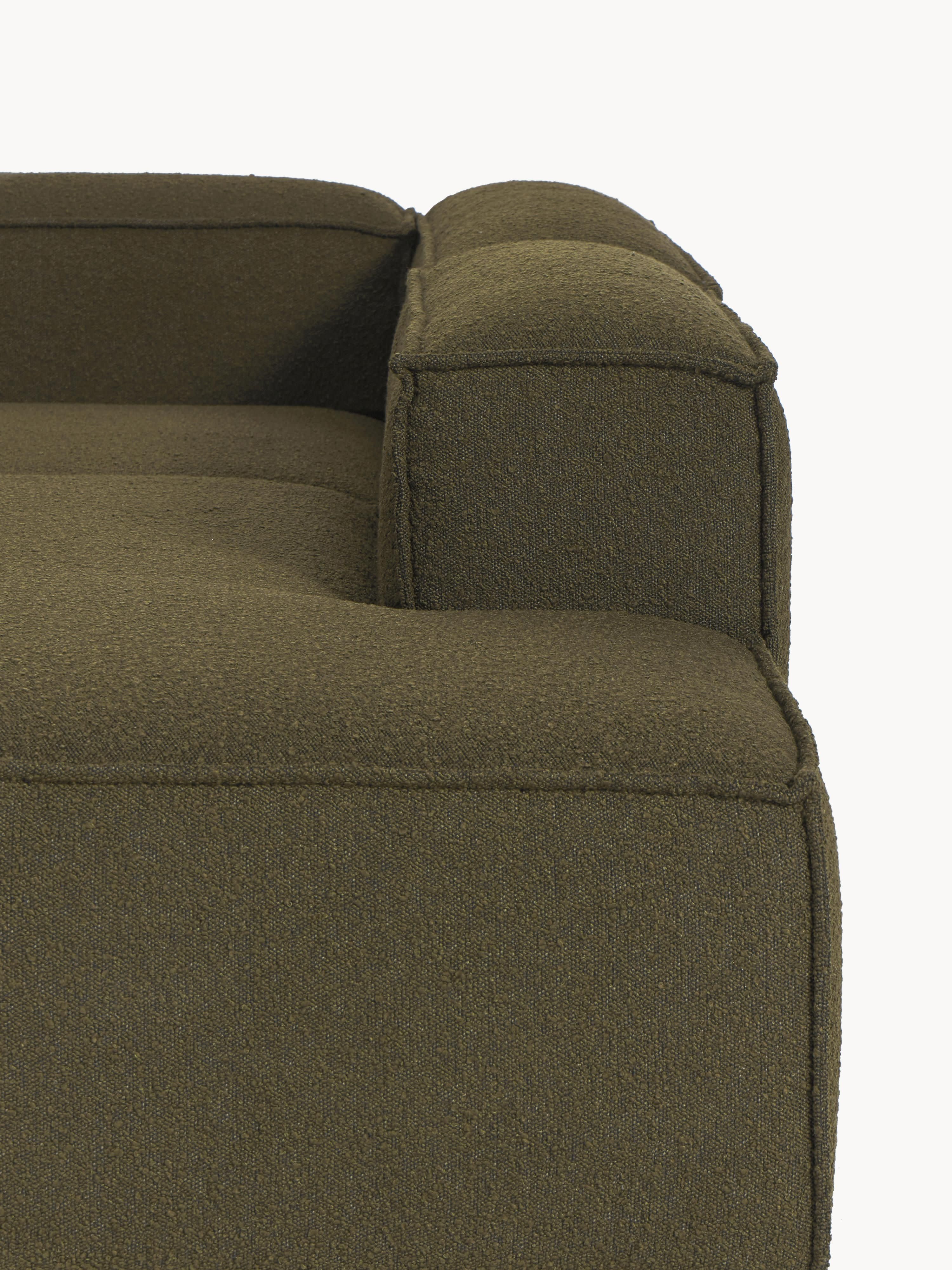 Modulaire U-bank Lennon uit bouclé