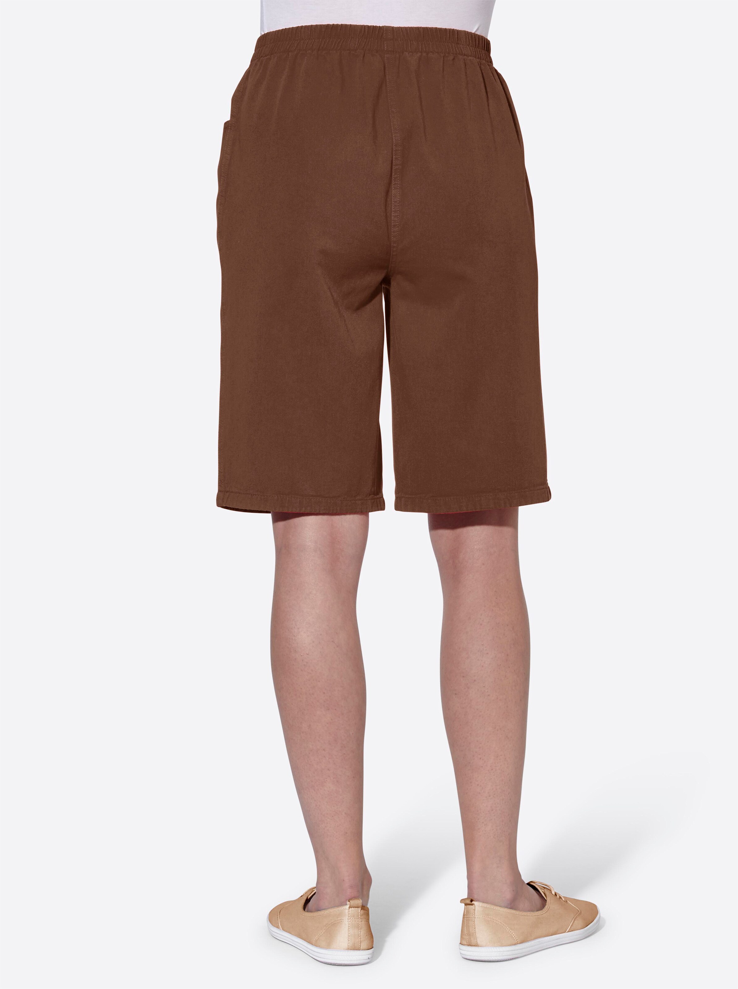 Bermudas in dunkelbraun