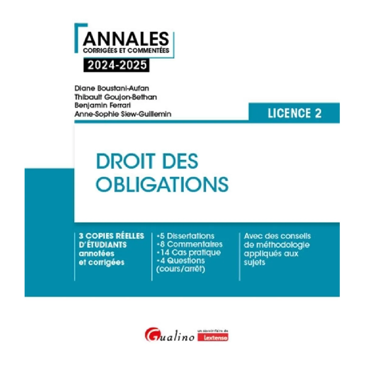 Droit des obligations : licence 2 : 2024-2025