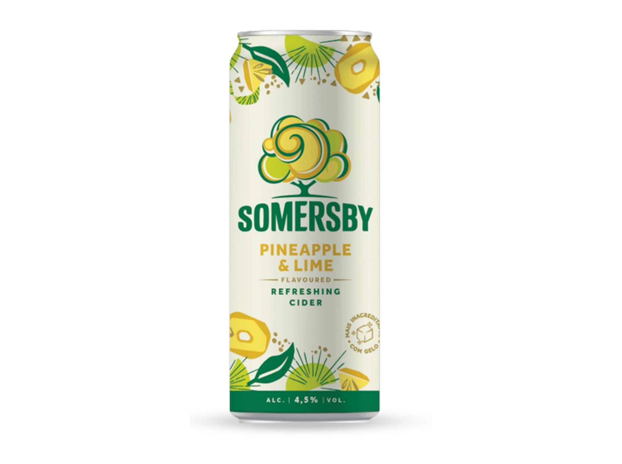 SIDRA SOMERSBY ANANÁS & LIMA LATA 0.33L