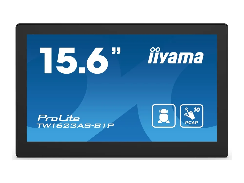 iiyama ProLite TW1623AS-B1P - Android PC - berøringspanel PC 1 RK3568 - RAM 4 GB - SSD - eMMC 32 GB - Cortex-A55 - Bluetooth 5.2 - Android 13 - skærm: LED 15.6