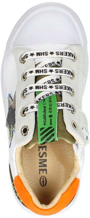 Shoesme Veterschoenen Laag wit
