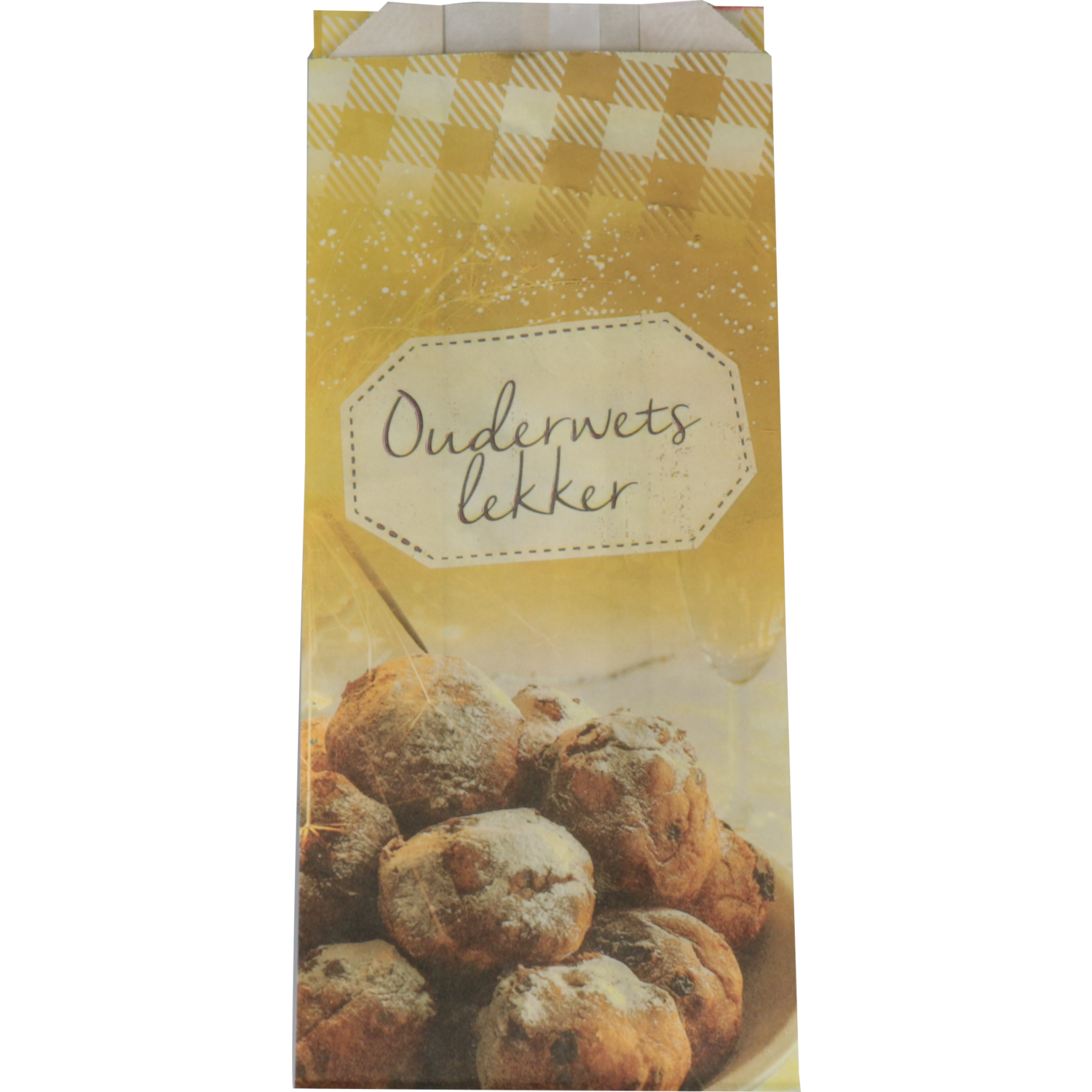 Zak, Oliebollenzak, Ersatzpapier, 1 pond, 14/ 4x33cm, Ouderwets lekker,