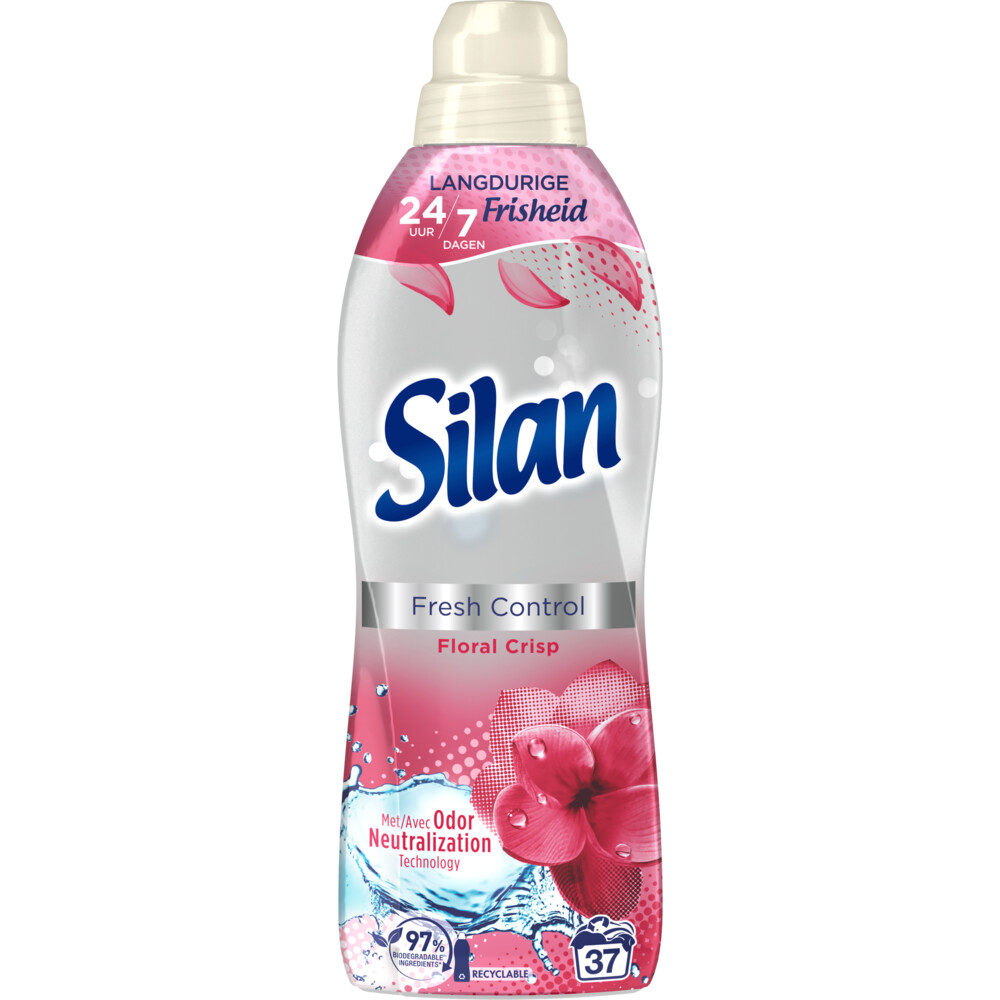 12x Silan Wasverzachter Floral Crisp 37 Wasbeurten851 ml