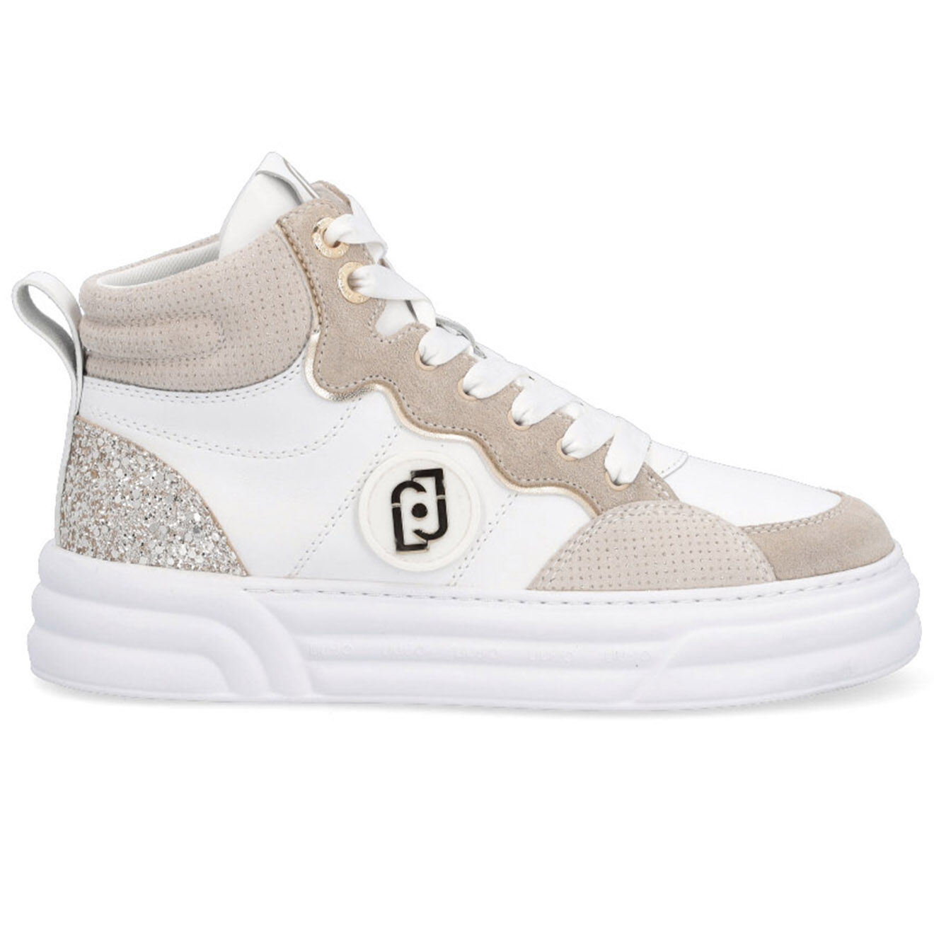 Liu-Jo Sneakers en Cuir Clao blanc/beige