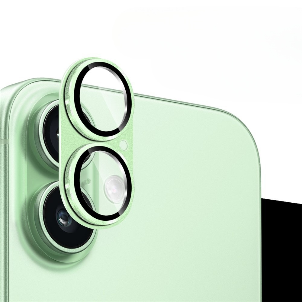 iPhone 17 Kamera Objektiv Protector Vollschutz mit Panzer Glas - Grün (Salbei)