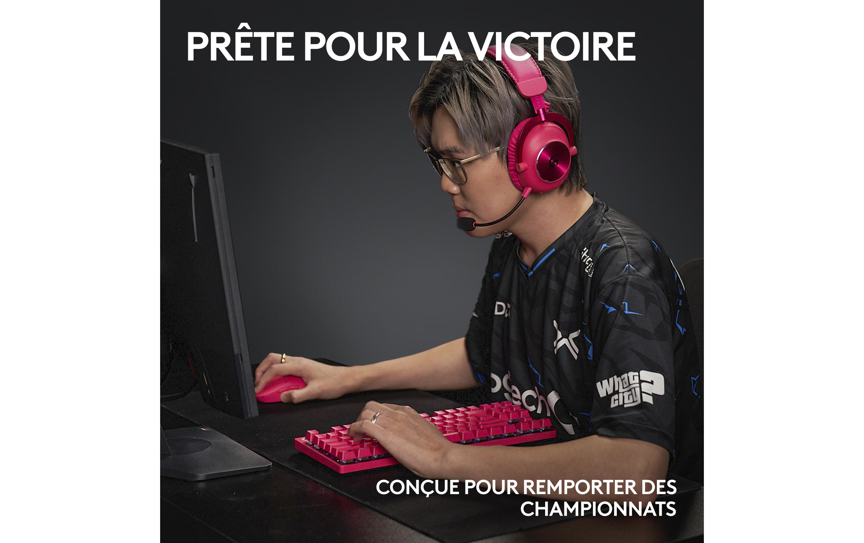 Gaming-Maus Pro X Superlight 2 Lightspeed Magenta<br>Extrem leichte Gaming-Maus mit leistungsvoller Performance