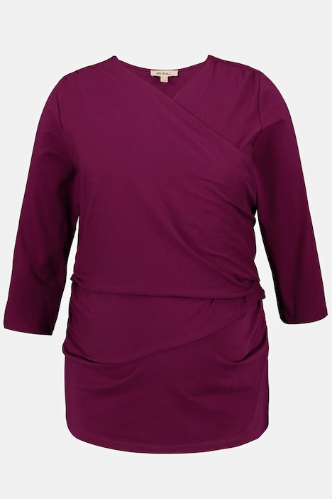 Bellieva-Wickelshirt, Skin to Skin, Rundhals, GOTS