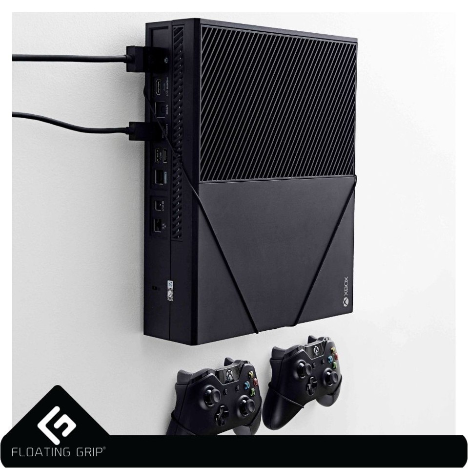 FLOATING GRIP® beslag til Xbox One konsol og controllers, Sort