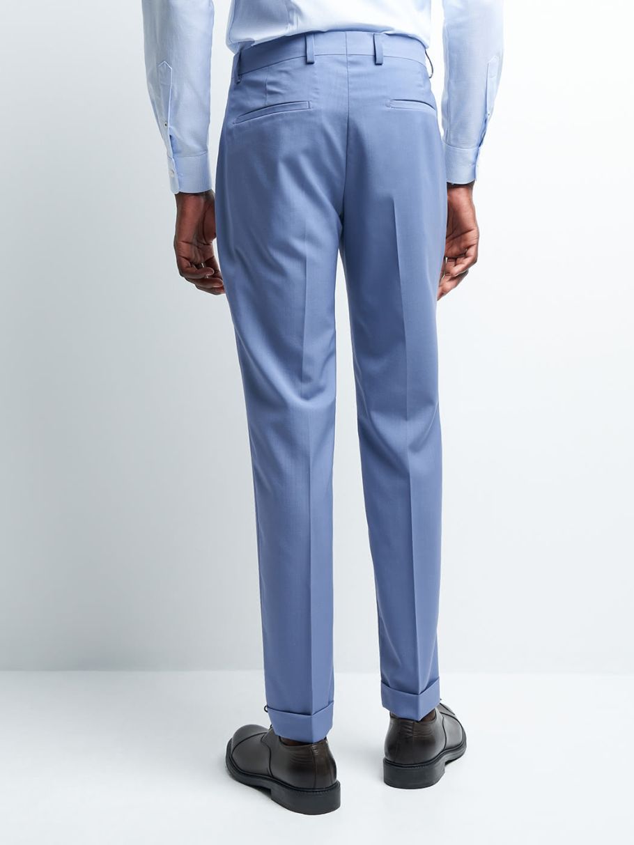 Pantalon coordonnable xslim en laine uni