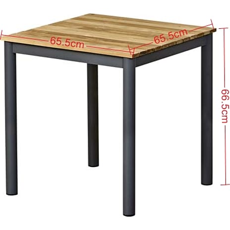 Pesaro loungebord - Koksgrå