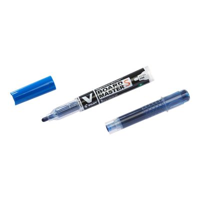 Pilot V BOARD MASTER S - Marqueur effaçable - pointe extra fine - bleu