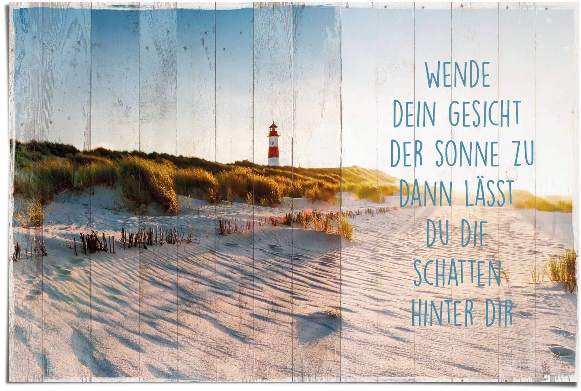 Reinders! Poster »Sonne am Strand« 1 Stk. tlg.