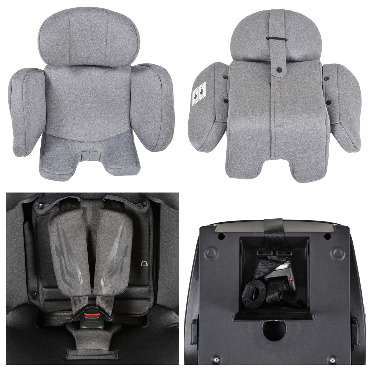 Cangaroo Kindersitz Draco i-Size (40-150cm) Isofix, 360° drehbar, Top Tether grau