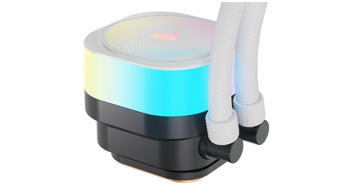 CorsairiCUE LINK TITAN 240 RX RGB White waterkoeling  (Wit, 4-pins PWM fan-connector)