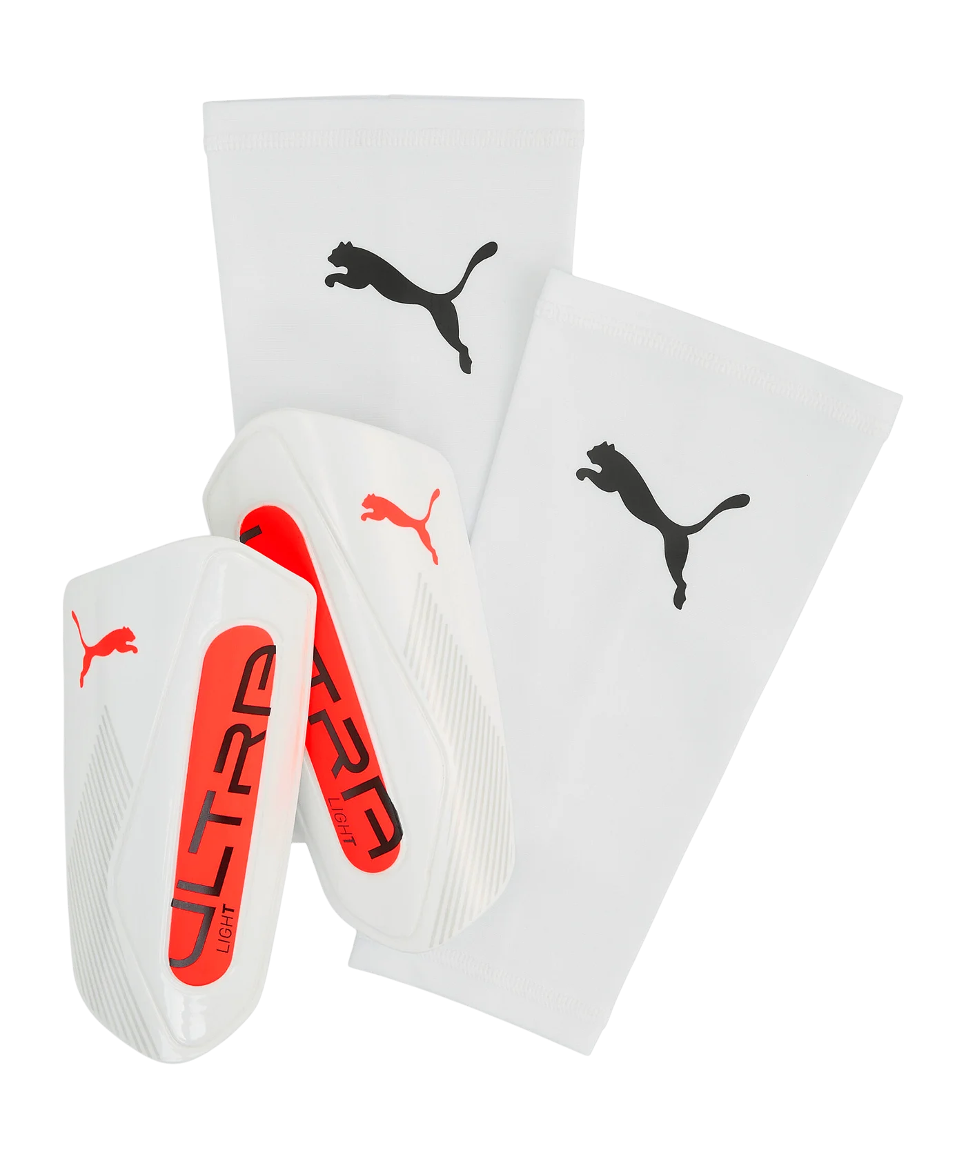 PUMA Ultra Light Sleeve Schienbeinschoner Unlimited Weiss F01