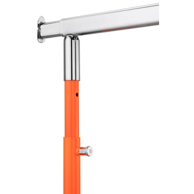 Kleiderständer Portant, RAL 3026 Leuchthellrot