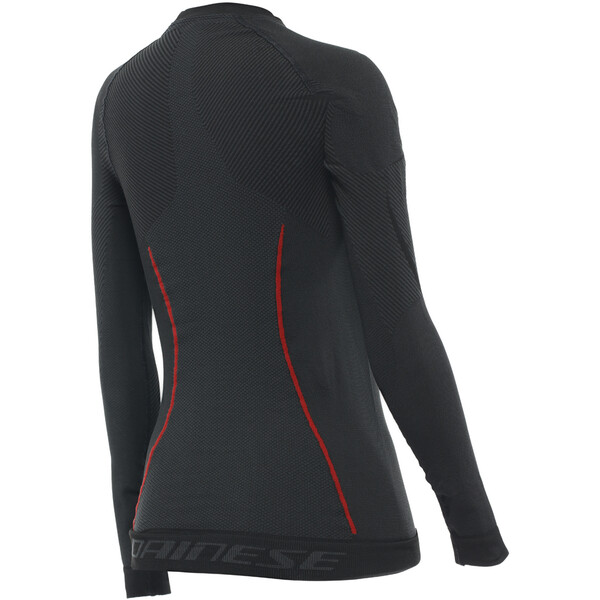 Dainese - T-shirt Thermique Femme Thermo LS Lady Noir / Rouge