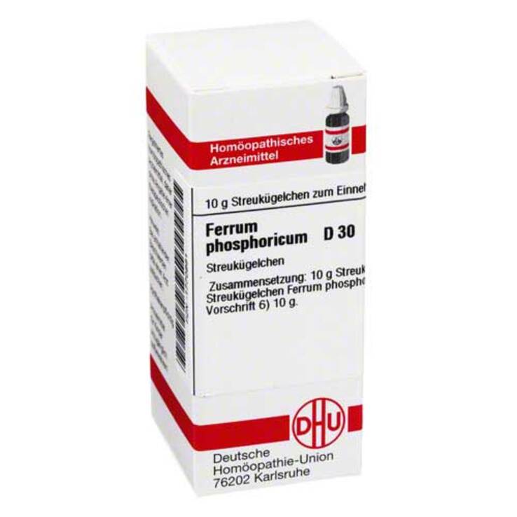 DHU Ferrum phosphoricum D 30 Globuli, 10 g
