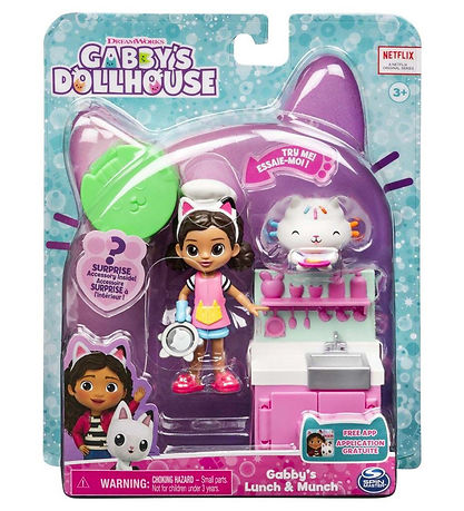 Gabby's Dollhouse S?t - 4 Dele - Gabby's Lunch & Munch