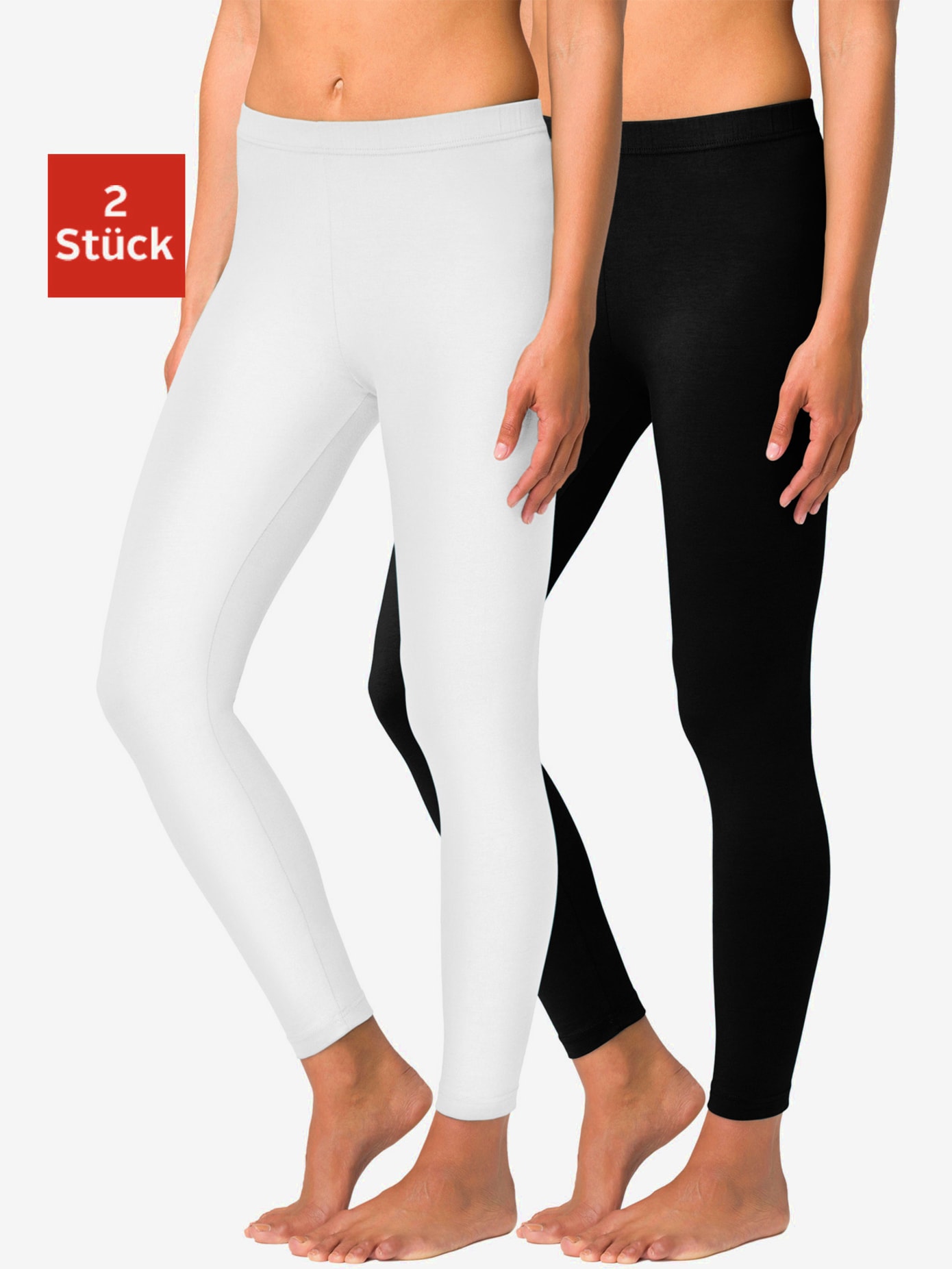 Lot de 2 leggings basiques