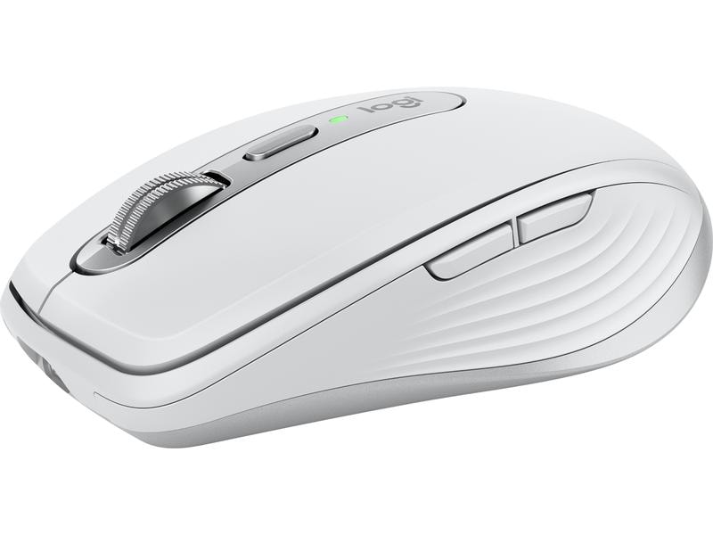 Logitech Mobile Maus MX Anywhere 3s Pale Grey Kompakte kabellose Performance-Maus mit 8K DPI-Sensor