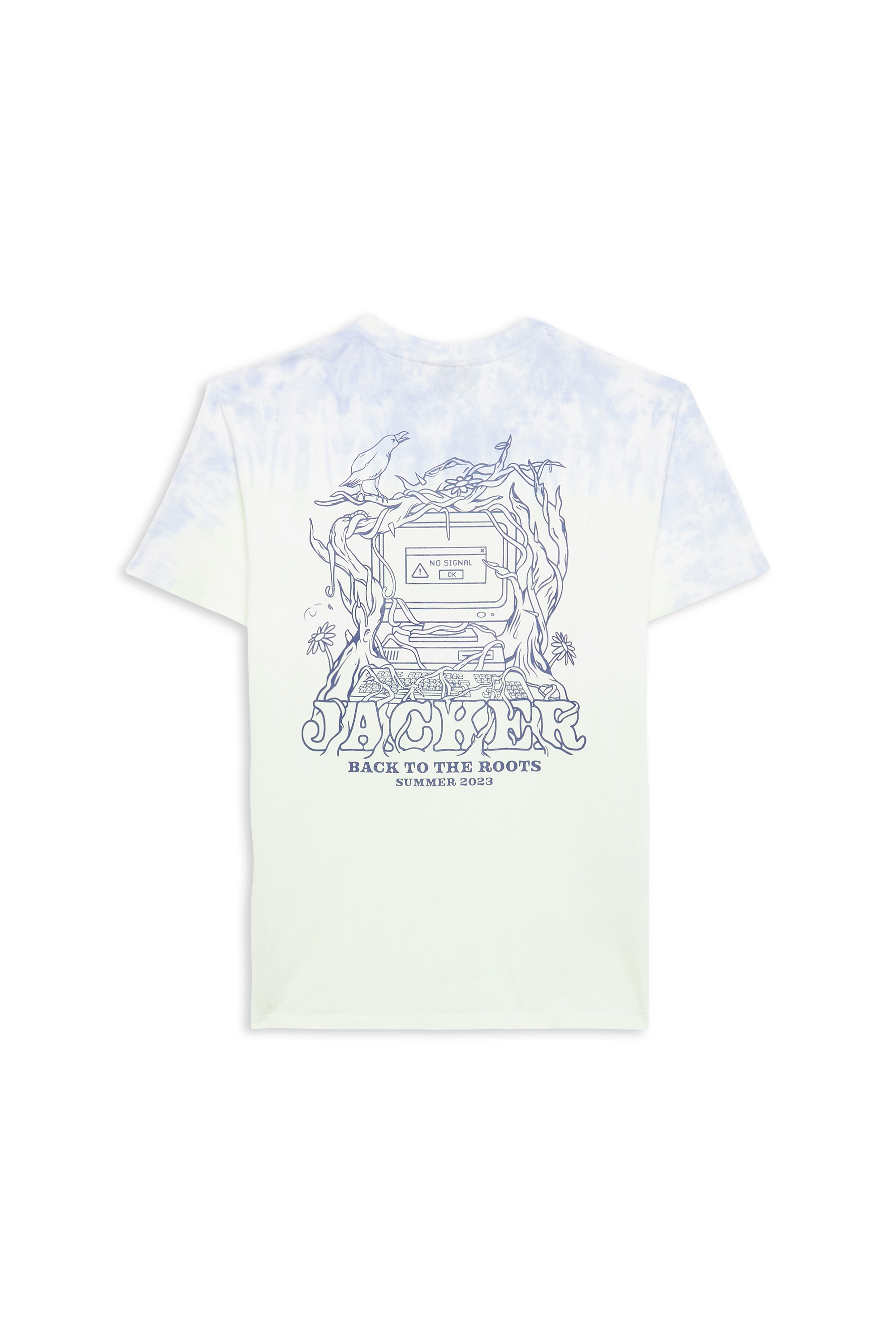 JACKER T-shirt  NO SIGNAL  TIE & D Multicolore