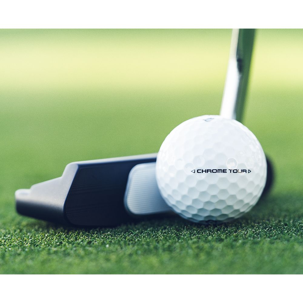 Chrome Tour Golfball Hvit