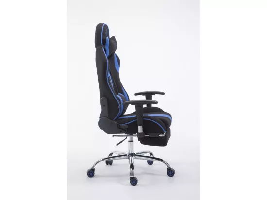 Chaise de bureau - Tissu - Noir / Bleu - Limit
