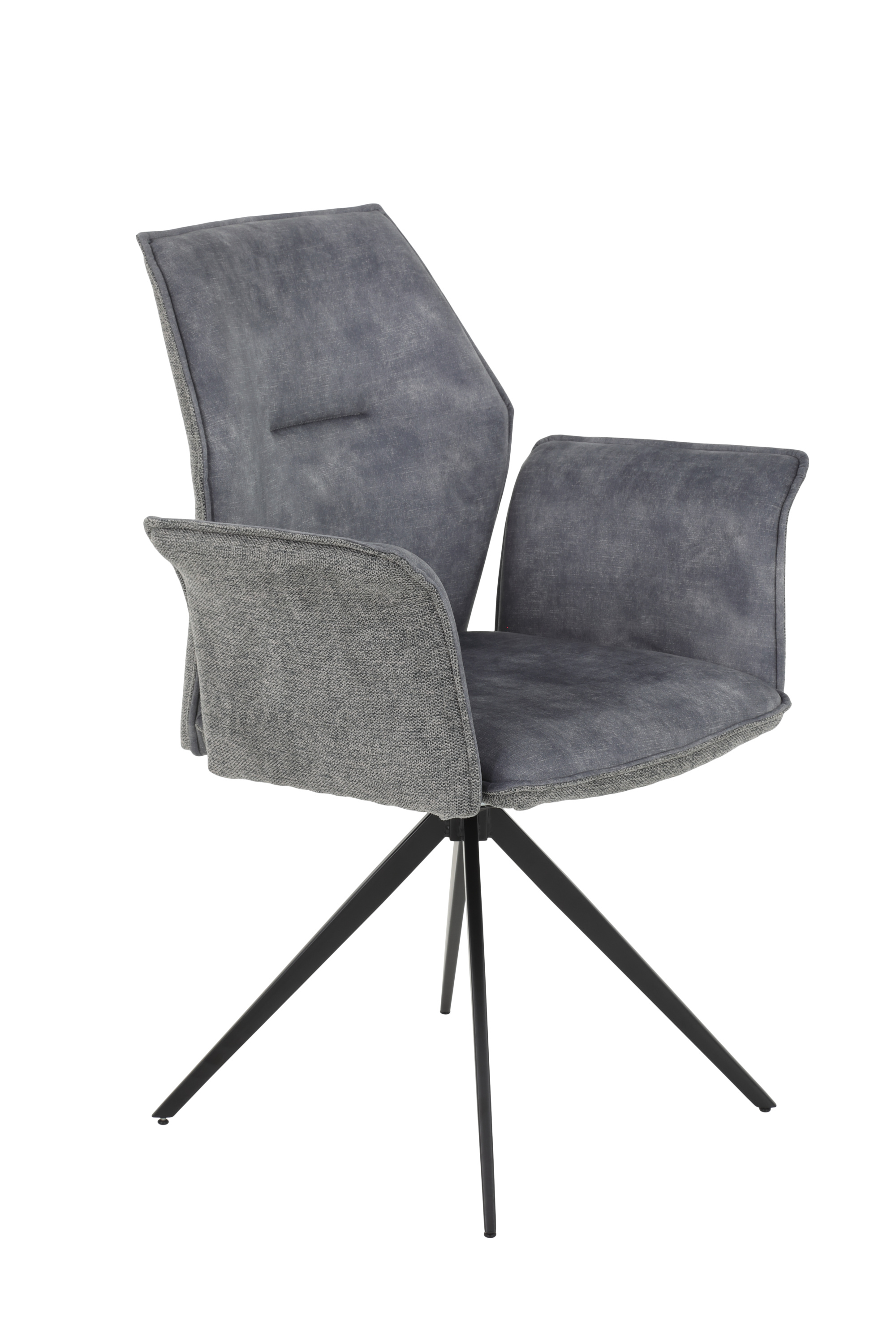 Polsterstuhl SUSANNE I 4er Set grau
