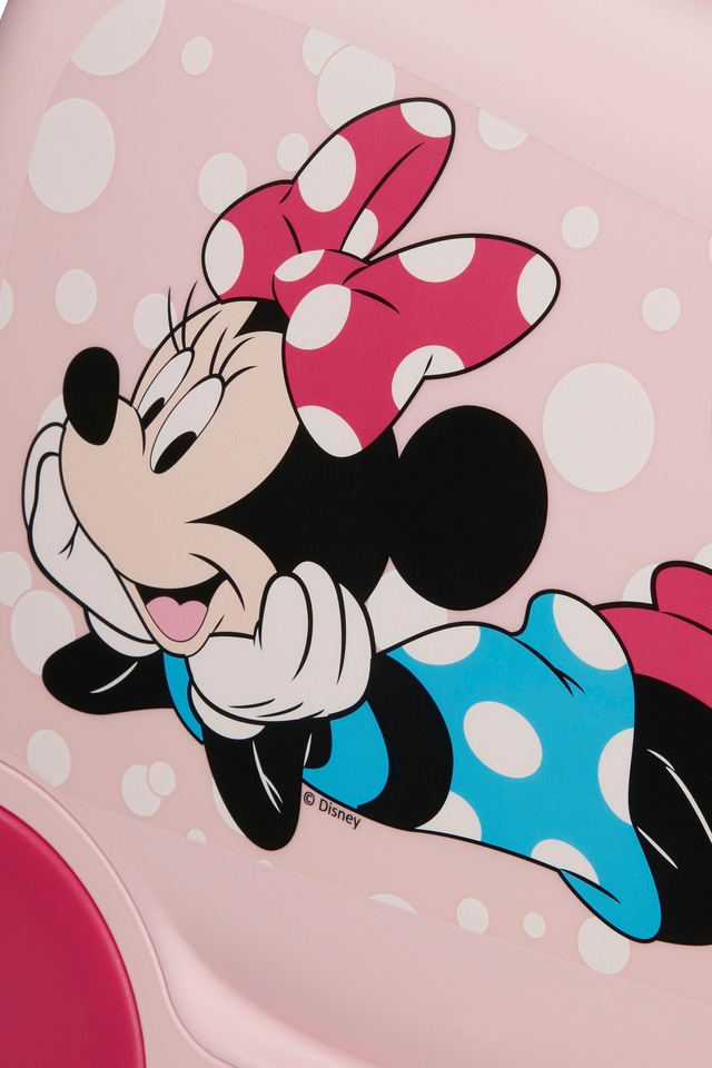 Samsonite Kinderkoffer »Dream2Go Ride-on Trolley, Disney Minnie Glitter« 30 l 4 Rollen Handgepäck Kinderreisekoffer zum sitzen und ziehen