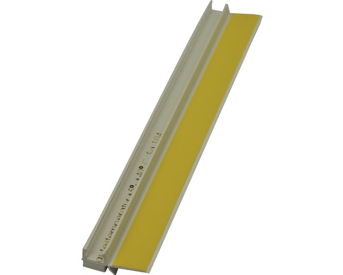 PROTEKTOR pleisterprofiel van hard PVC inclusief beschermlip voor pleisterdikte 10 mm, 2600 x 26 x 9 mm