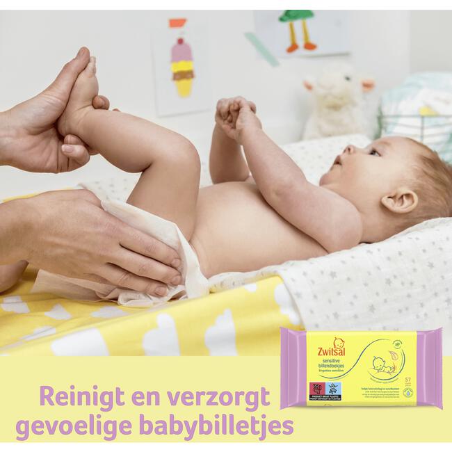 Zwitsal Baby Sensitive Billendoekjes 57 stuks