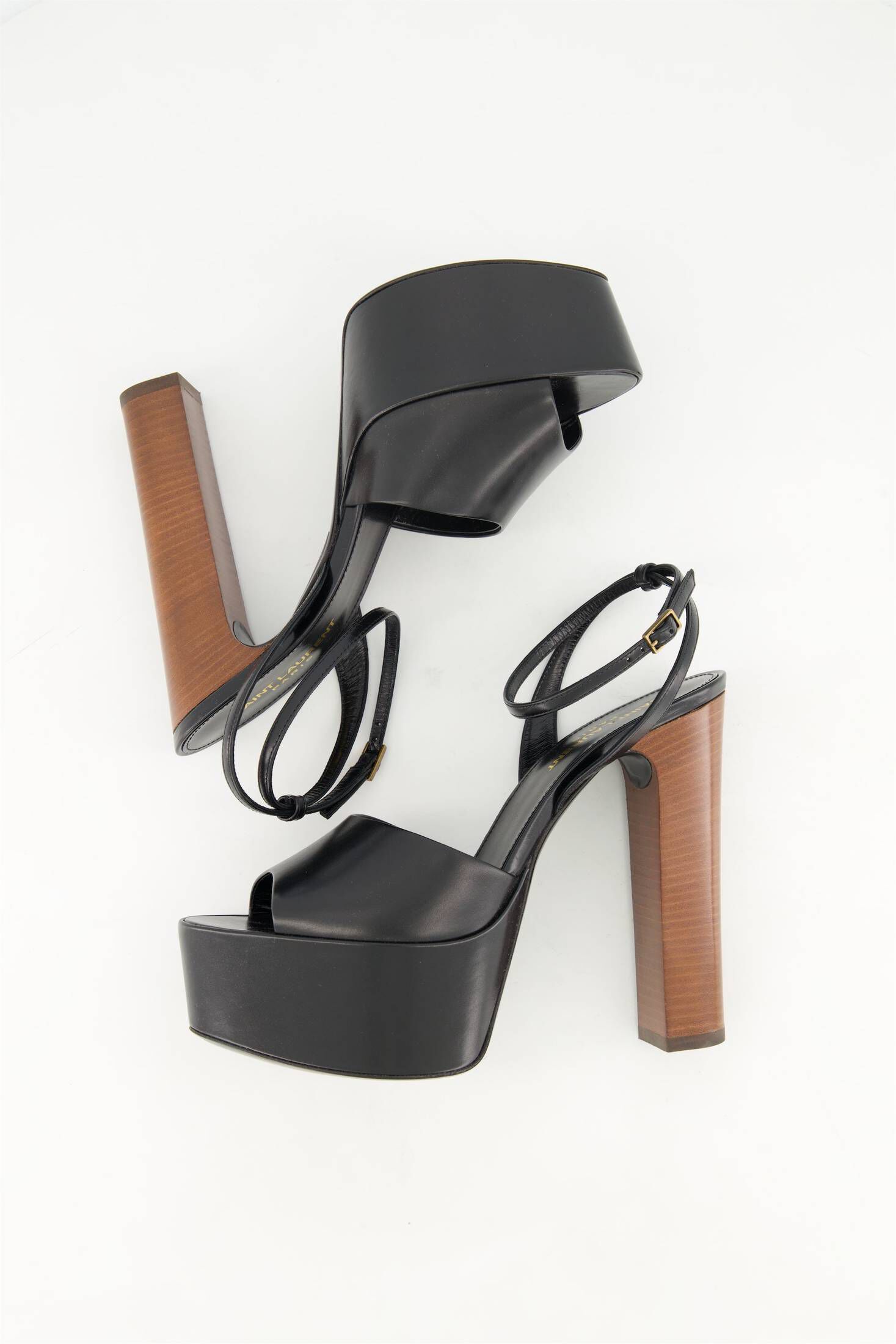 Saint Laurent| Damen Peeptoe-Plateausandalen JODIE 95