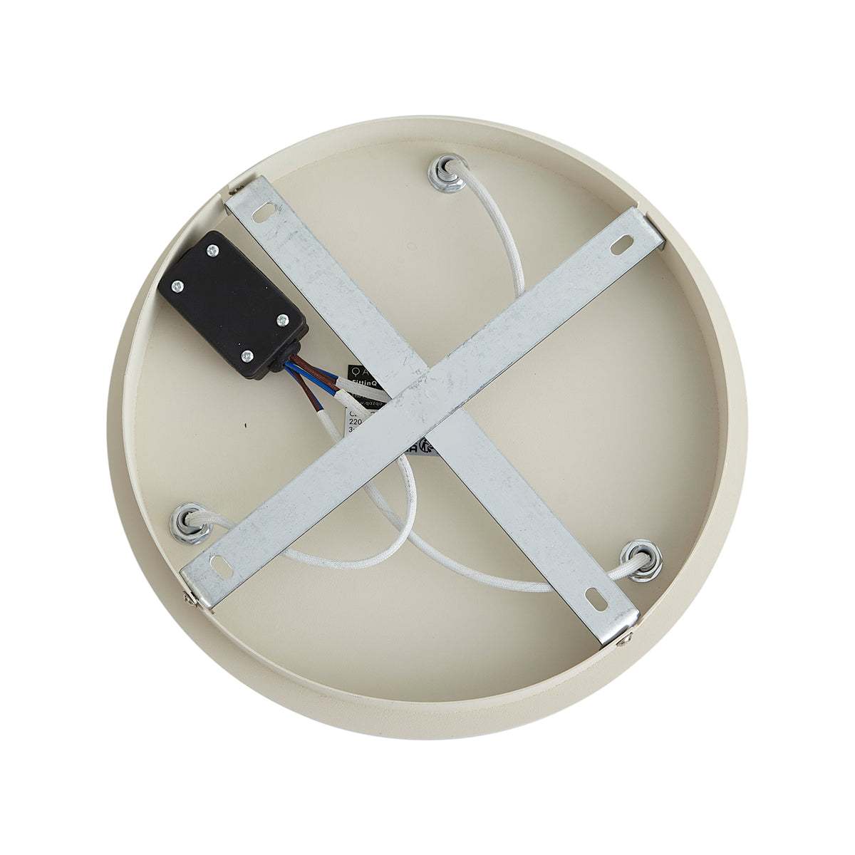 QAZQA Moderne badkamer spot beige 3-lichts IP44 - Ducha