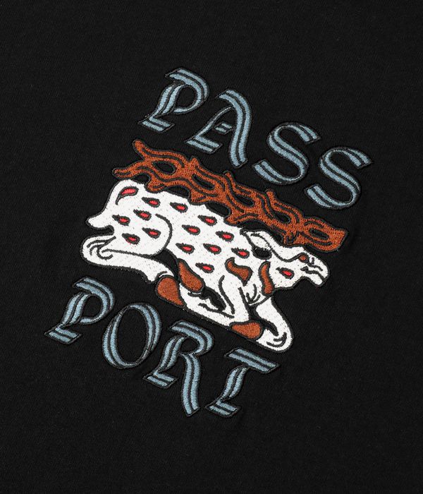Passport Antler T-Shirt (black)