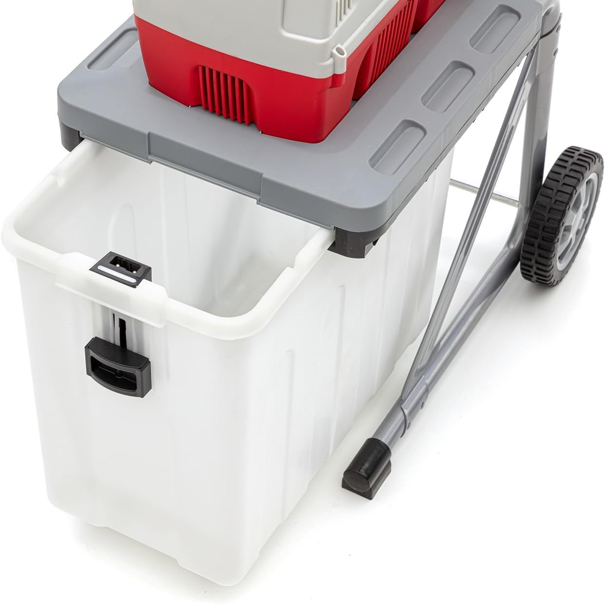 IKRA 81002880 Elektro Gartenhäcksler Walzenhäcksler ILH 3000 A, leise robust wartungsarm, Starke 3.000 Watt, Aststärke bis 44mm, 230 V