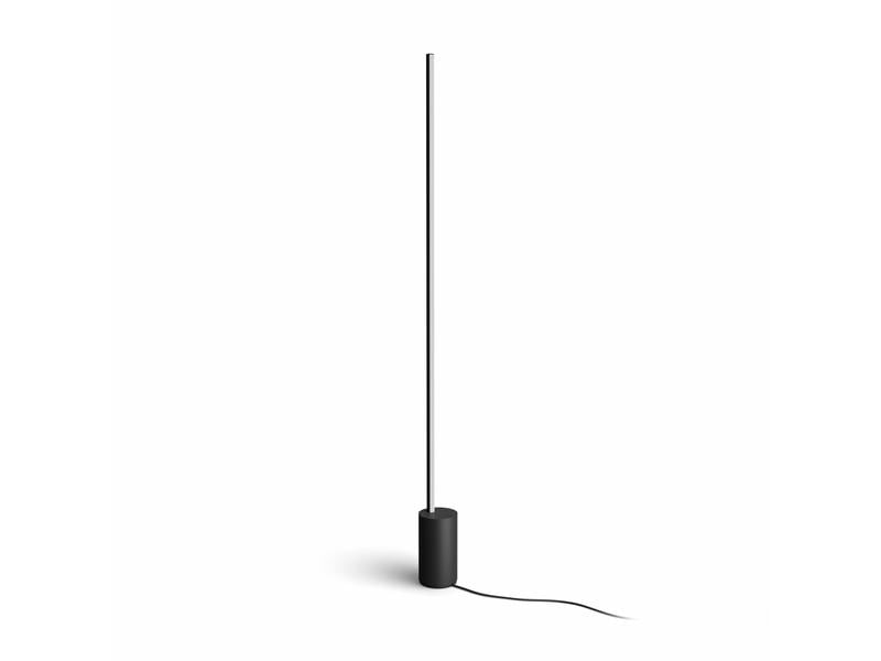 Philips Hue Gradient Signe Stehleuchte Schwarz Smarte Stehlampe