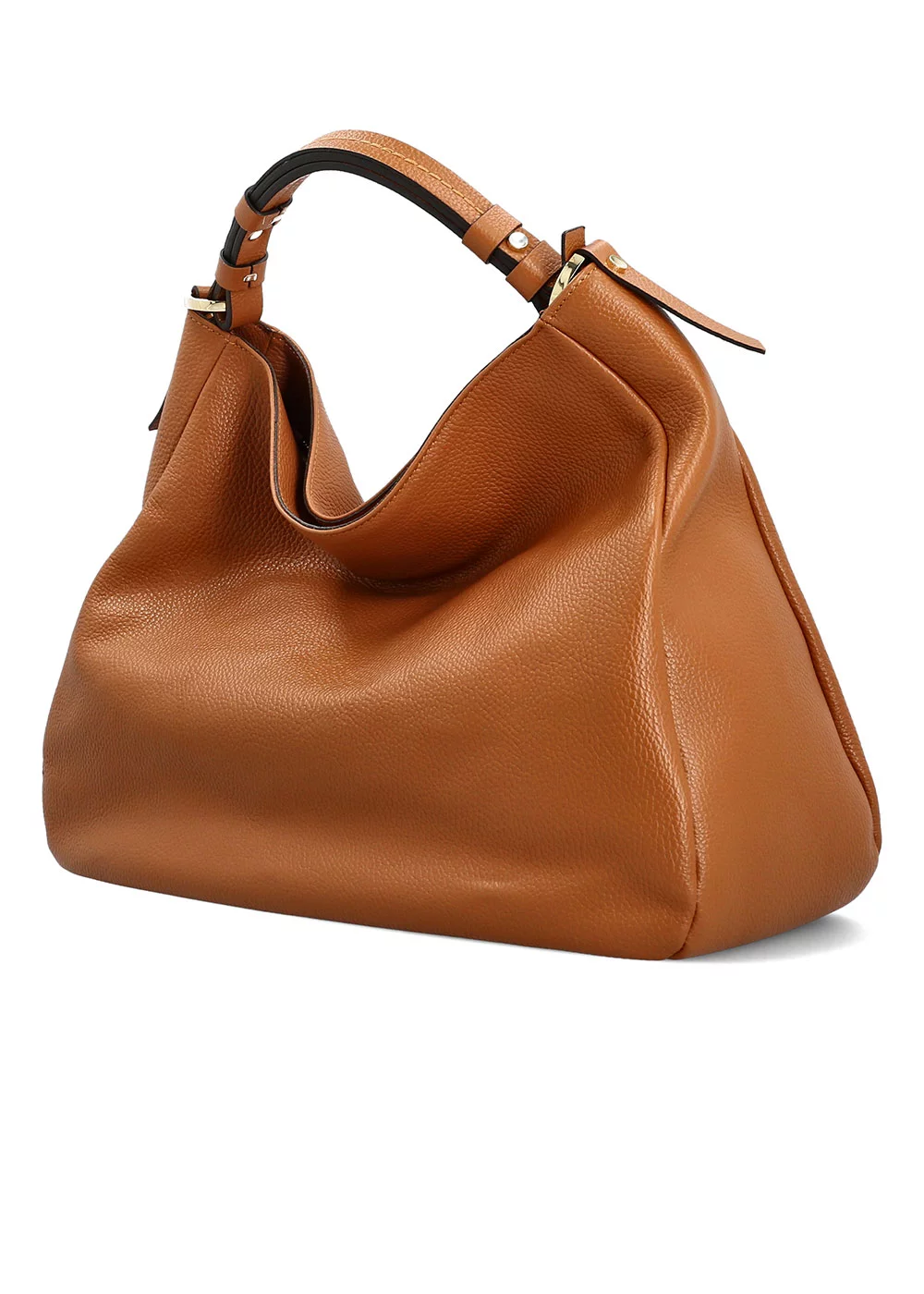 BESACE ANTOINETTE CUIR CAMEL