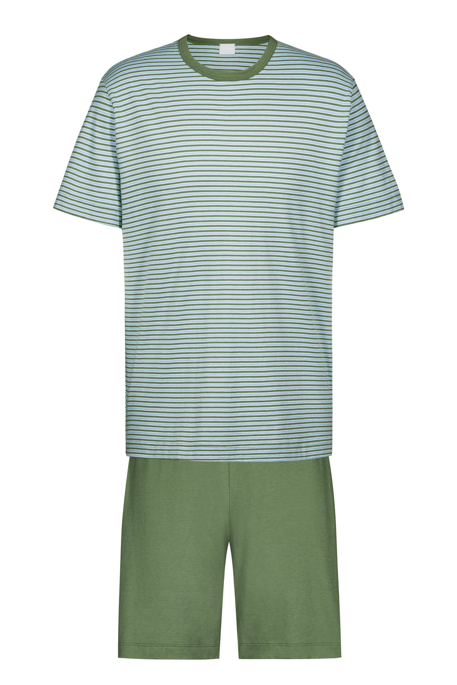 mey| Herren Schlafanzug Serie Micro Stripes