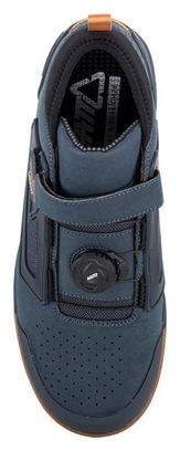 Chaussures Leatt 3.0 Flat Pro Suede Bleu