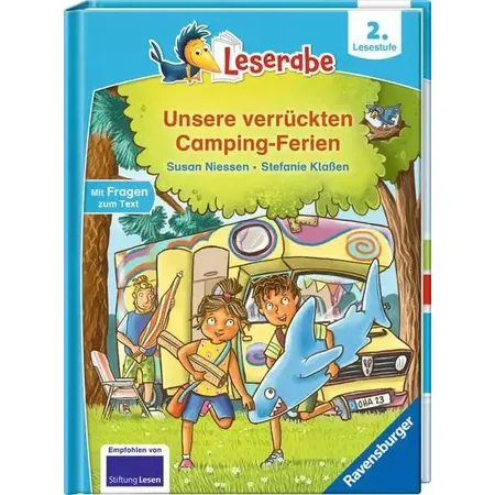 Ravensburger Leserabe - 2. Lesestufe: Unsere verrückten Camping-Ferien