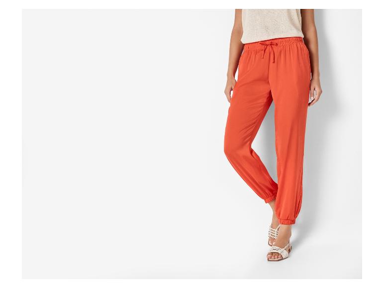 Satijnen dames broek