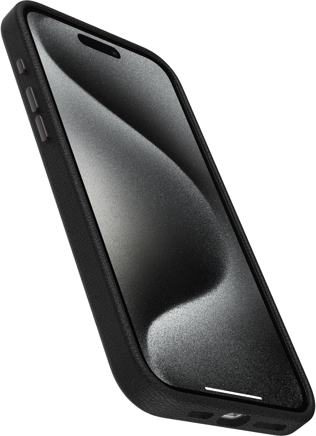 iPhone 15 Pro Max MagSafe Leder Hülle Symmetry Cactus Series (77-95761) - Noir Ash (Schwarz)