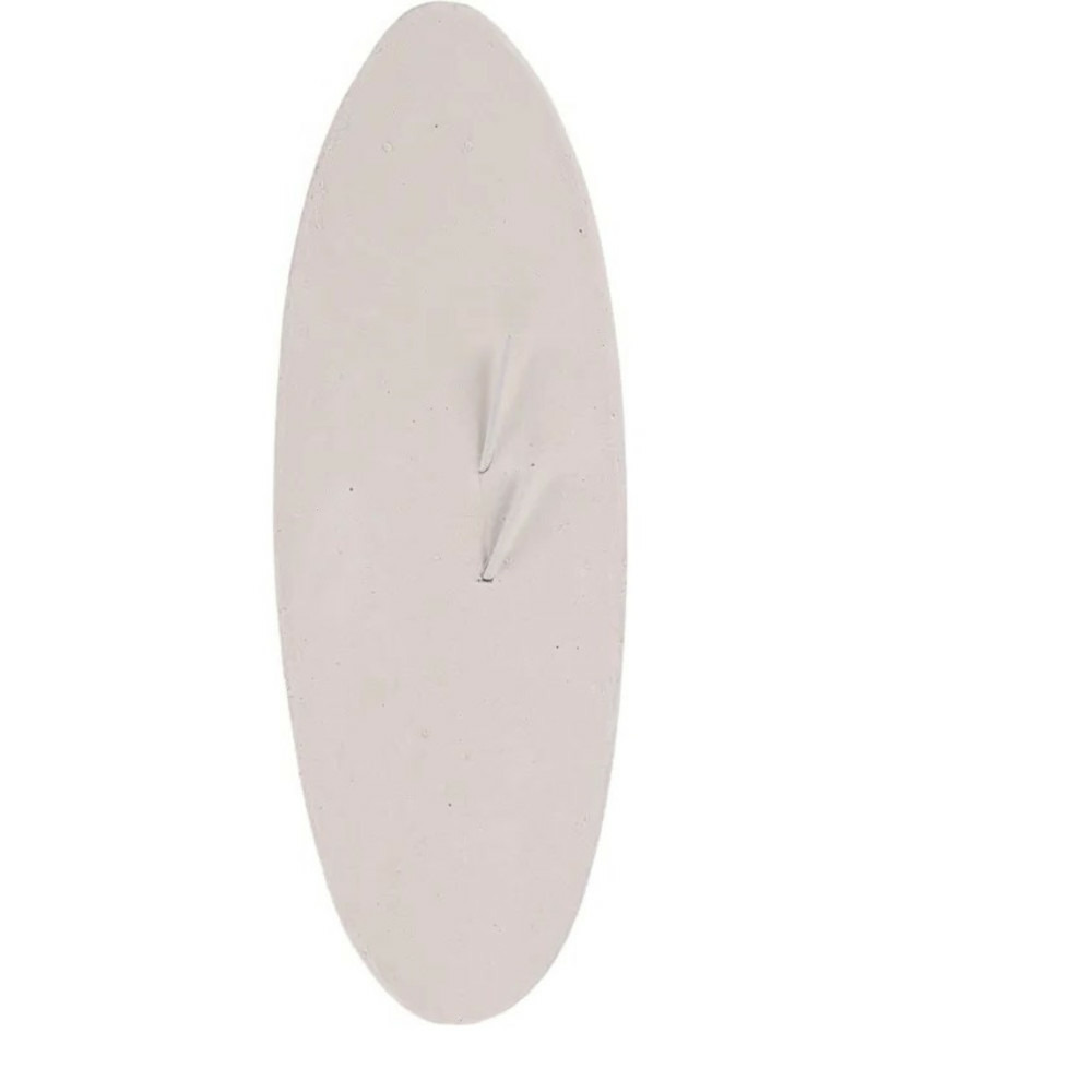 Un os de seiche blanc 23 cm avec support pour oiseaux