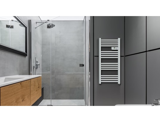 CARRERA - Radiateur sèche serviette lcd étroit 500w