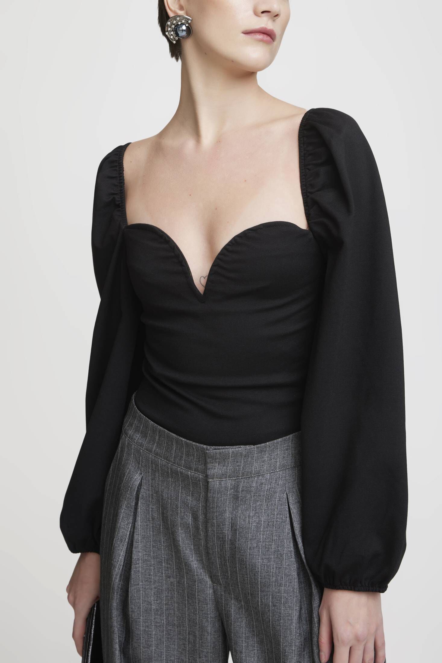 GESTUZ| Damen Bluse MISTGZ Langarm