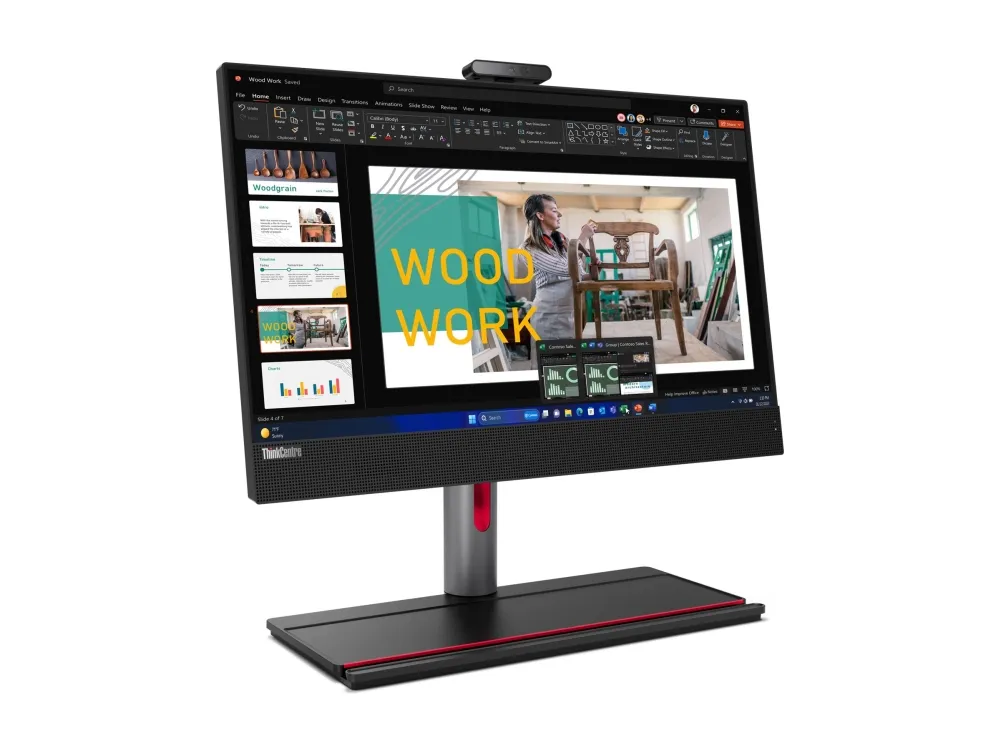 Lenovo ThinkCentre M90a Gen 5 12SH - Alt-i-én med Full Function Monitor-stander - Core i7 i7-14700 / op til 5.4 GHz - vPro Enterprise - RAM 16 GB - SSD 1 TB - TCG Opal Encryption 2, NVMe, Performance - DVD-skriver - UHD Graphics 770 - Gigabit Etherne
