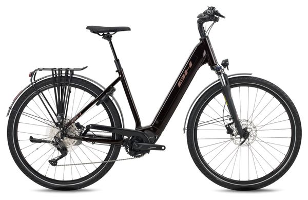 Vélo de Ville Electrique BH AtomE SUV Pro Shimano Deore 10V 720Wh 700mm Bordeaux Noir